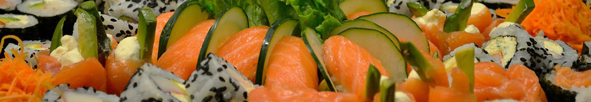 Eating Japanese Sushi at Asian Cafe Lake Anna restaurant in Mineral, VA.